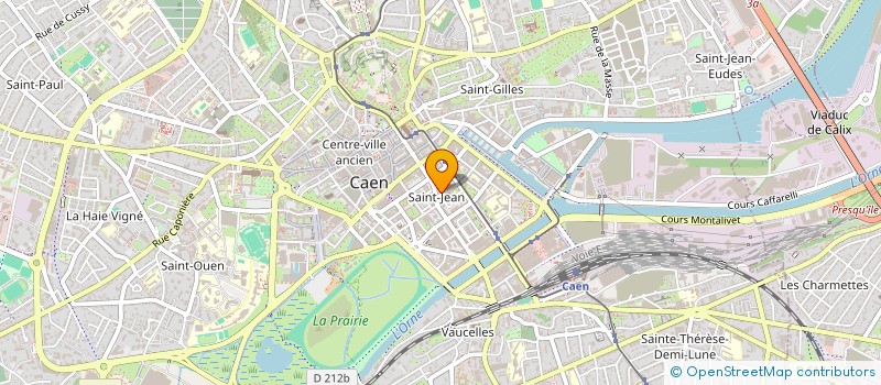 localisation de l'entreprise D. LEGRAND à CAEN