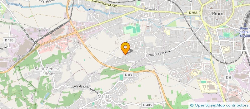 localisation de l'entreprise D LIGHT  MOZAC