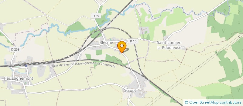 localisation de l'entreprise D LIGHT  BLESME