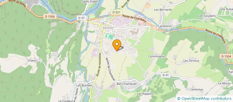 localisation de l'entreprise D LINE  YENNE