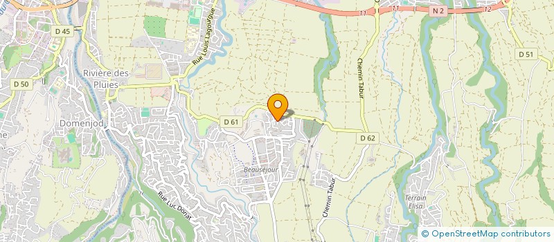 localisation de l'entreprise D.LOC  SAINTE-MARIE