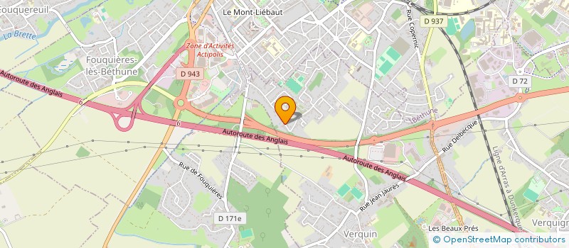 localisation de l'entreprise D.LOU'ART  VERQUIN