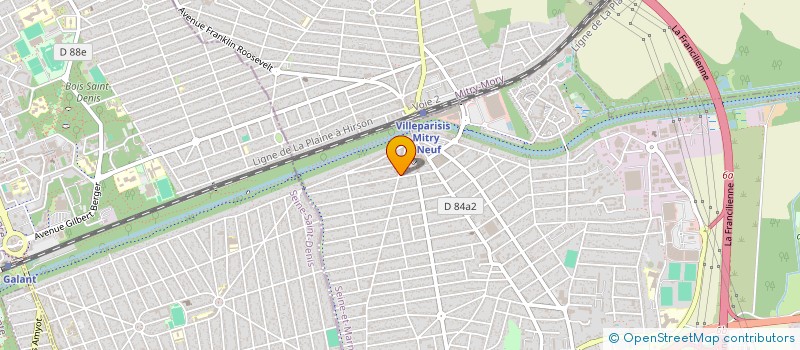 localisation de l'entreprise D LOUIS CONSULTING à VILLEPARISIS