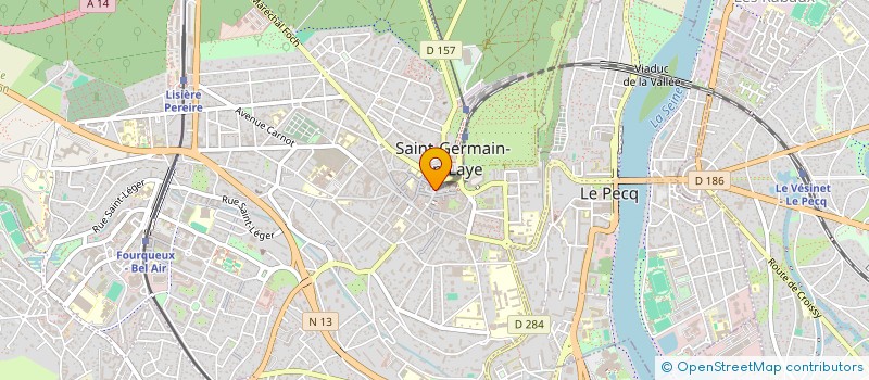 localisation de l'entreprise D'LYS INSTITUT à SAINT-GERMAIN-EN-LAYE