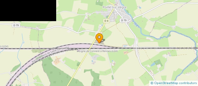 localisation de l'entreprise D.M  POILLE-SUR-VEGRE