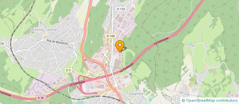 localisation de l'entreprise D.M. à CHATILLON-LE-DUC