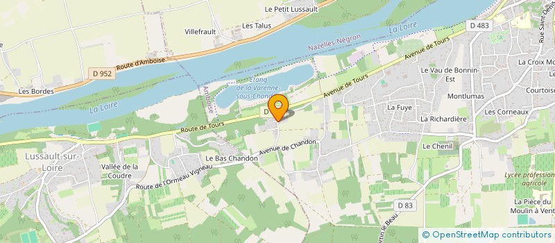 localisation de l'entreprise D&M  AMBOISE