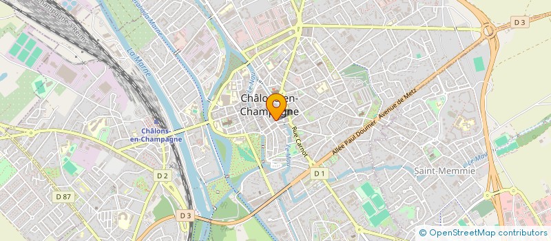 localisation de l'entreprise D&M  CHALONS-EN-CHAMPAGNE
