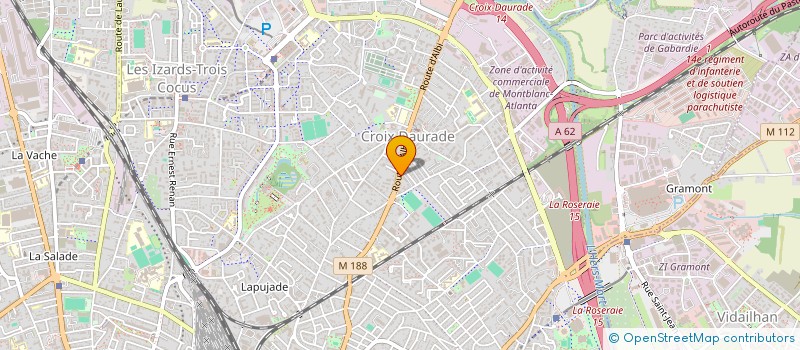 localisation de l'entreprise D.M à TOULOUSE
