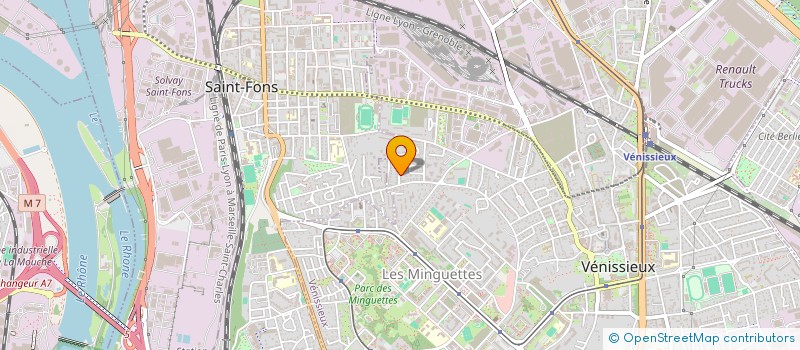 localisation de l'entreprise D.M.A  VENISSIEUX