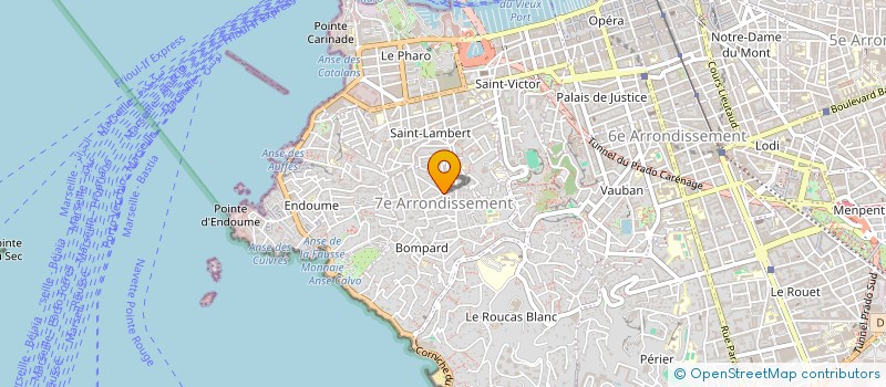 localisation de l'entreprise D.M.A à MARSEILLE
