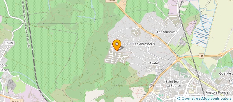 localisation de l'entreprise D.M.A à NARBONNE