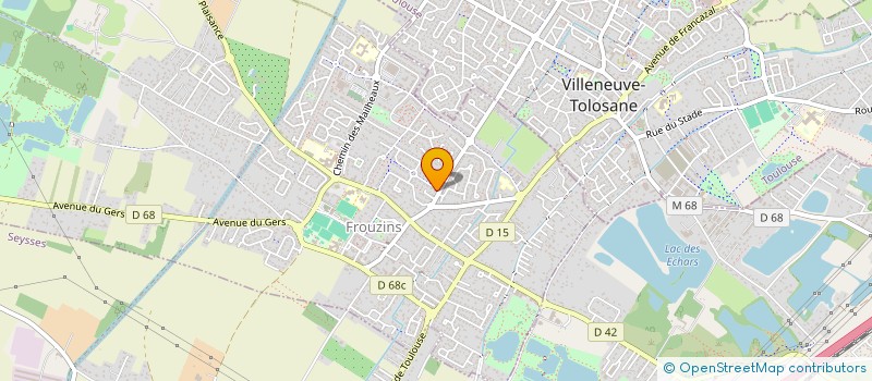 localisation de l'entreprise D.M.A DEVELOP ARTISTIQUE PRODUCTION  FROUZINS