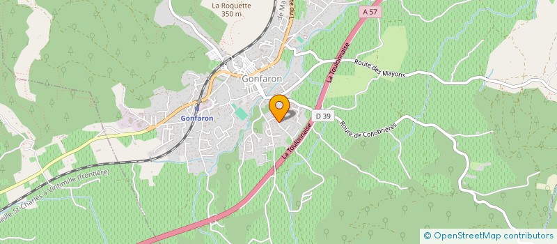 localisation de l'entreprise D.M.A PHOTOSPORTS DIFFUSION  GONFARON