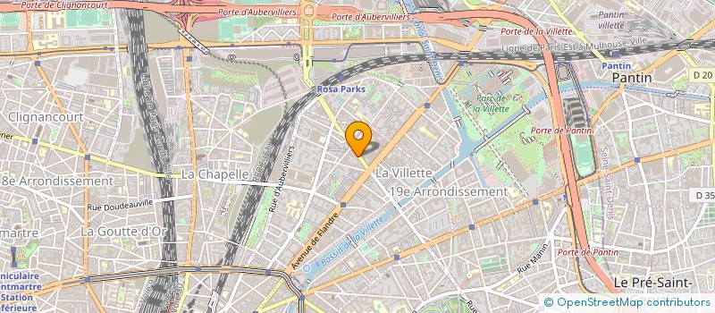 localisation de l'entreprise D-M-B à PARIS