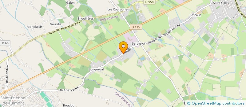 localisation de l'entreprise D.M.B.  NEGREPELISSE