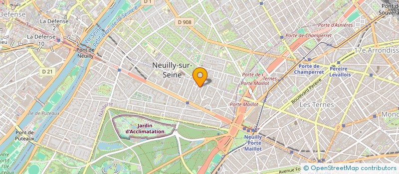 localisation de l'entreprise D.M. BAT à NEUILLY-SUR-SEINE