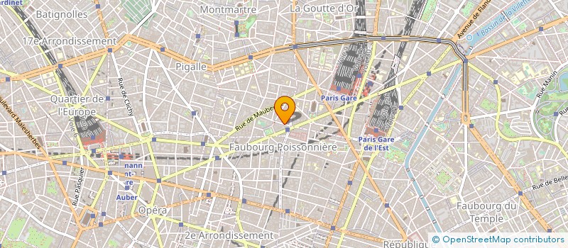 localisation de l'entreprise D.M BAT à PARIS