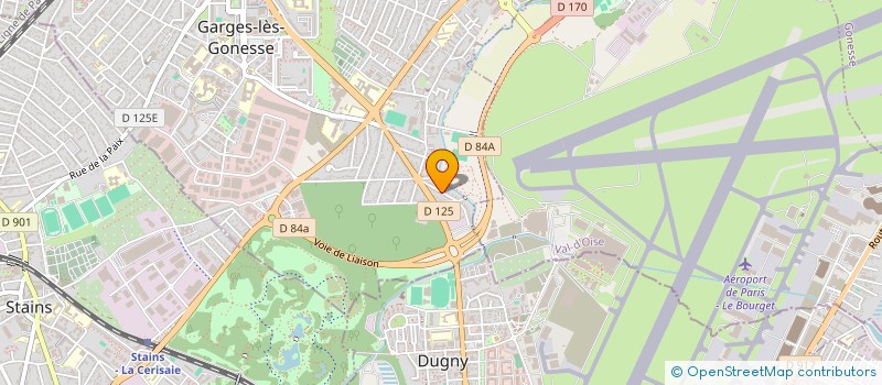 localisation de l'entreprise D.M.C.  GARGES-LES-GONESSE