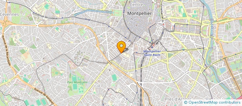 localisation de l'entreprise D.M.C. à MONTPELLIER