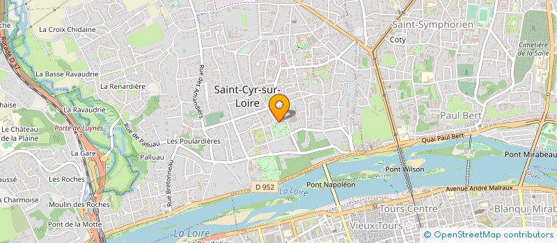 localisation de l'entreprise D.M.C  SAINT-CYR-SUR-LOIRE