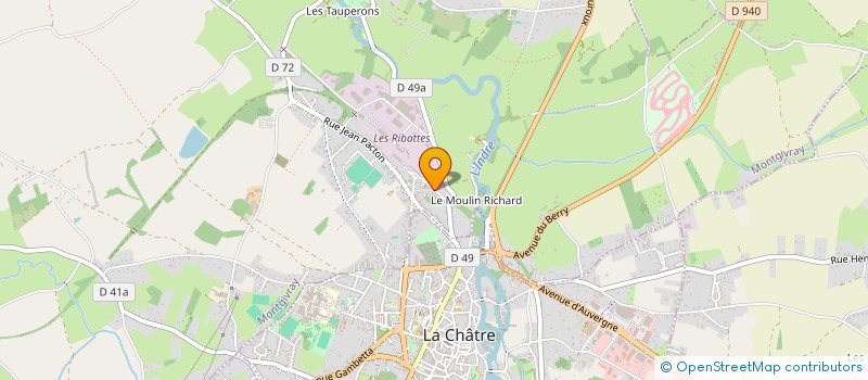 localisation de l'entreprise D.M.C. HOLDING à MONTGIVRAY