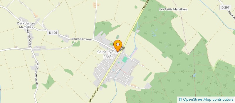 localisation de l'entreprise D M C I à SAINT-LYE-LA-FORET