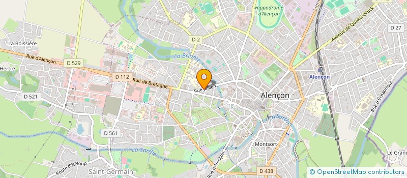 localisation de l'entreprise D M C SERVICES à ALENCON