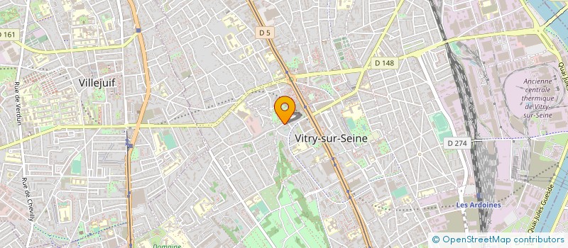 localisation de l'entreprise D M COM MULTIMEDIA à VITRY-SUR-SEINE
