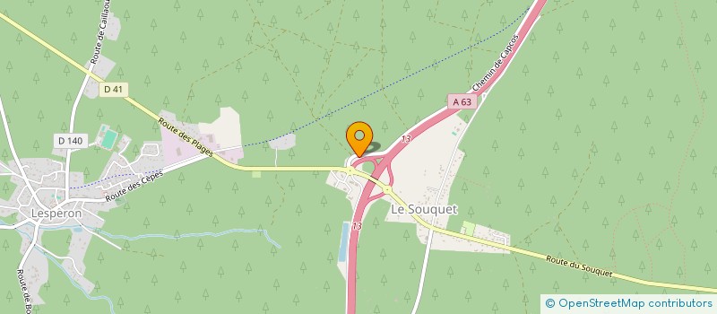 localisation de l'entreprise D.M.D.  LESPERON