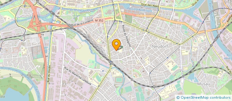 localisation de l'entreprise D.M.D  STRASBOURG