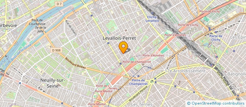 localisation de l'entreprise D.M.D BABYSHOES à LEVALLOIS-PERRET