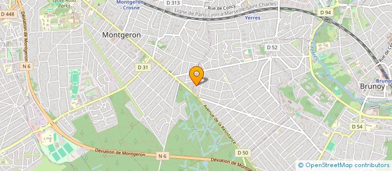 localisation de l'entreprise D.M.D.L.V  YERRES