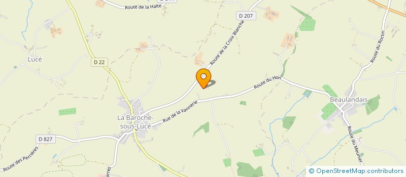 localisation de l'entreprise D.M.DIFFUSION à CEAUCE
