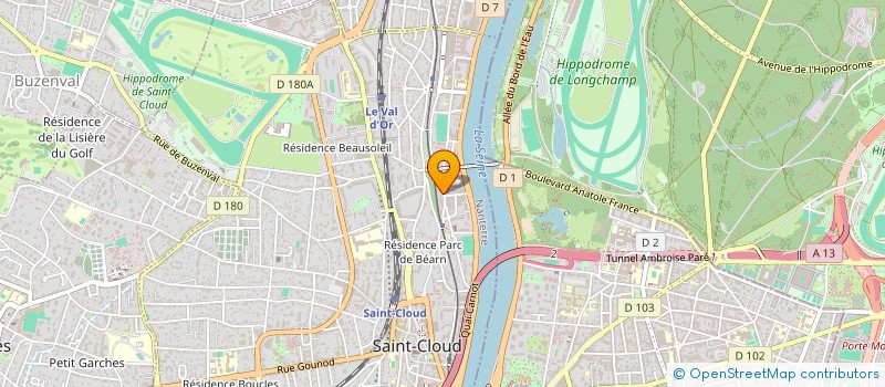 localisation de l'entreprise D-M-DRIVE à SAINT-CLOUD