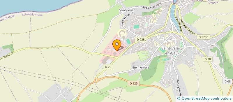 localisation de l'entreprise D&M EXPERTISES à SAINT-VALERY-EN-CAUX