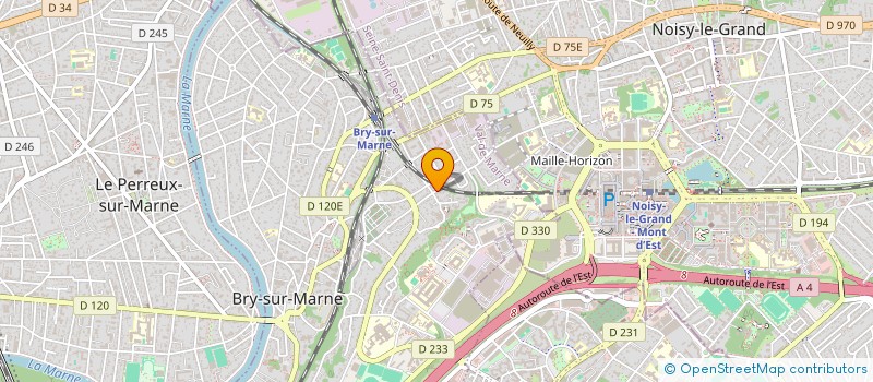 localisation de l'entreprise D.M.F  BRY-SUR-MARNE