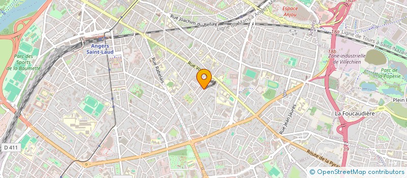 localisation de l'entreprise D M F ( S C I FAMILIALE ) à ANGERS