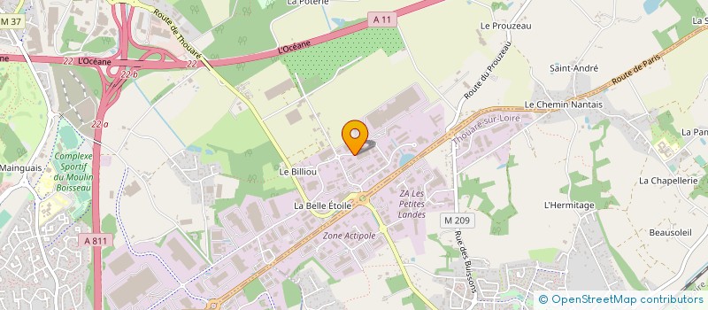 localisation de l'entreprise D M H FRANCE à CARQUEFOU