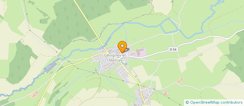 localisation de l'entreprise D.M.H.S  GEVIGNEY-ET-MERCEY