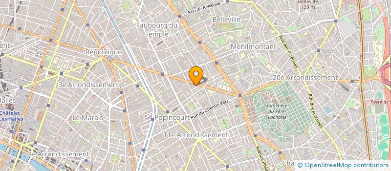 localisation de l'entreprise D.M.I à PARIS