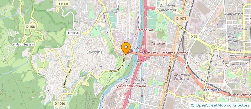 localisation de l'entreprise D.M.I  CLAIX