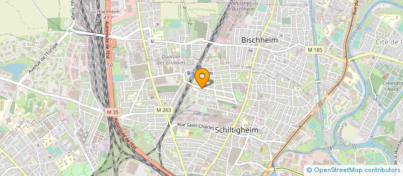 localisation de l'entreprise D.M.I ALSACE  SCHILTIGHEIM