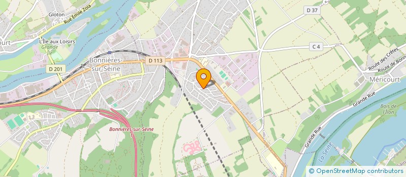 localisation de l'entreprise D.M.I.G (DEPAN & MAINT INFORM GUEGUEN)  FRENEUSE