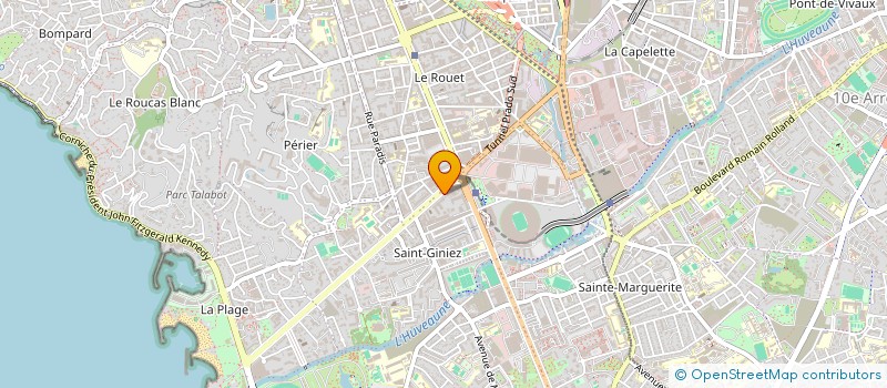 localisation de l'entreprise D.M IMMO à MARSEILLE