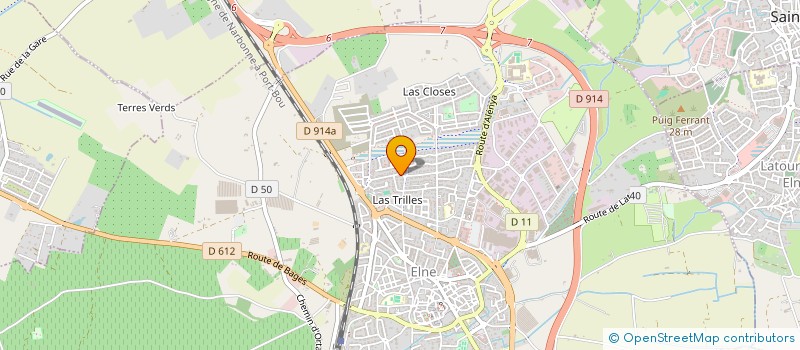 localisation de l'entreprise D&M IMMOBILIER  ELNE