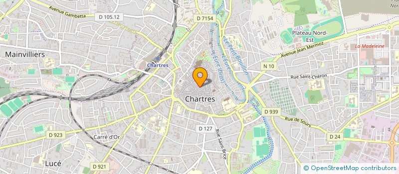 localisation de l'entreprise D.M. INVESTISSEMENTS à CHARTRES