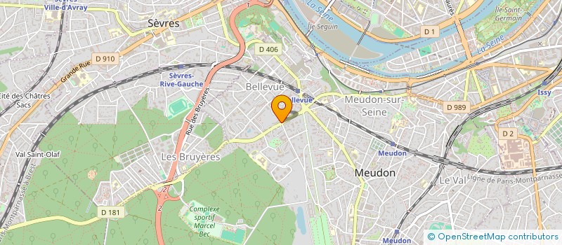 localisation de l'entreprise D.M.J. NATIONAL à MEUDON
