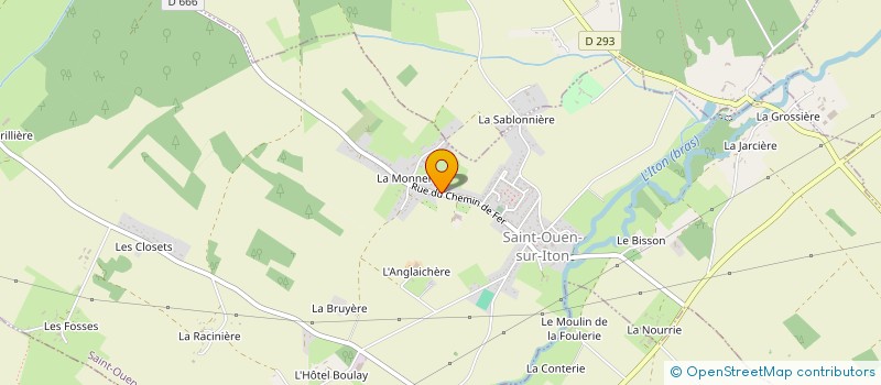 localisation de l'entreprise D.M.L. à SAINT-OUEN-SUR-ITON