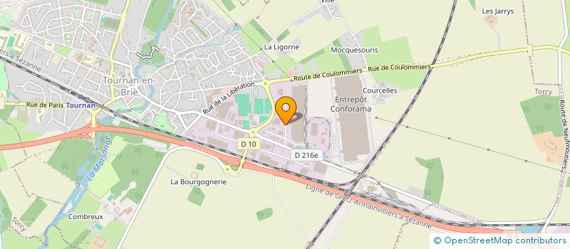 localisation de l'entreprise D M L à TOURNAN-EN-BRIE